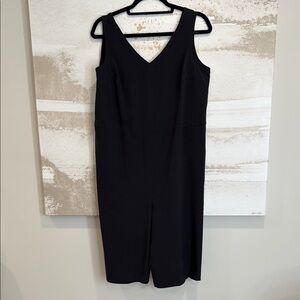 lucy.comBlack Sleeveless Shorts Jumpsuit size large